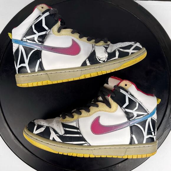 Size 8.5 Nike SB Dunk High 2008 Thrashin Mens Y2K Vintage Dunks SBs Skate Shoes - Picture 5 of 16